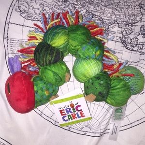 WOLRD OF ERIC CARLE STUFFED ANIMAL CATERPILLAR
